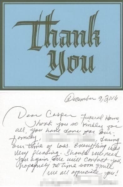 Casper Funeral & Cremation Services - Boston testimonial