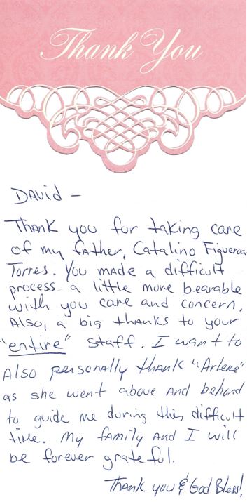 Casper Funeral & Cremation Services - Boston testimonial