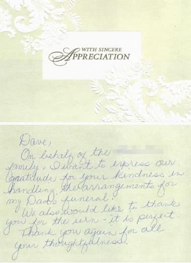 Casper Funeral & Cremation Services - Boston testimonial